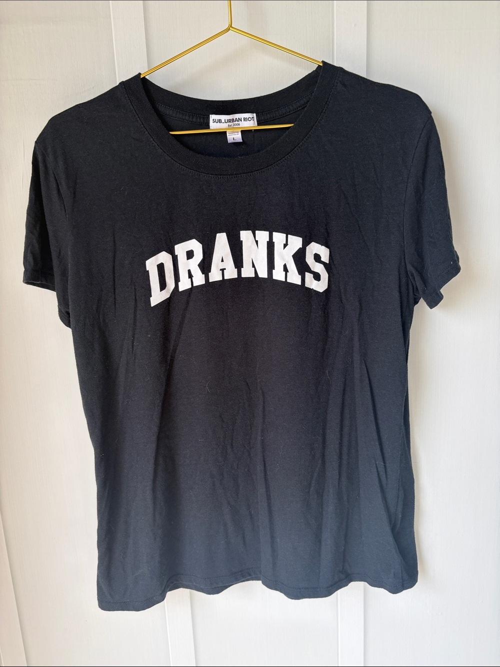 Sub_Urban Riot Black 'DRANKS' Graphic Tee